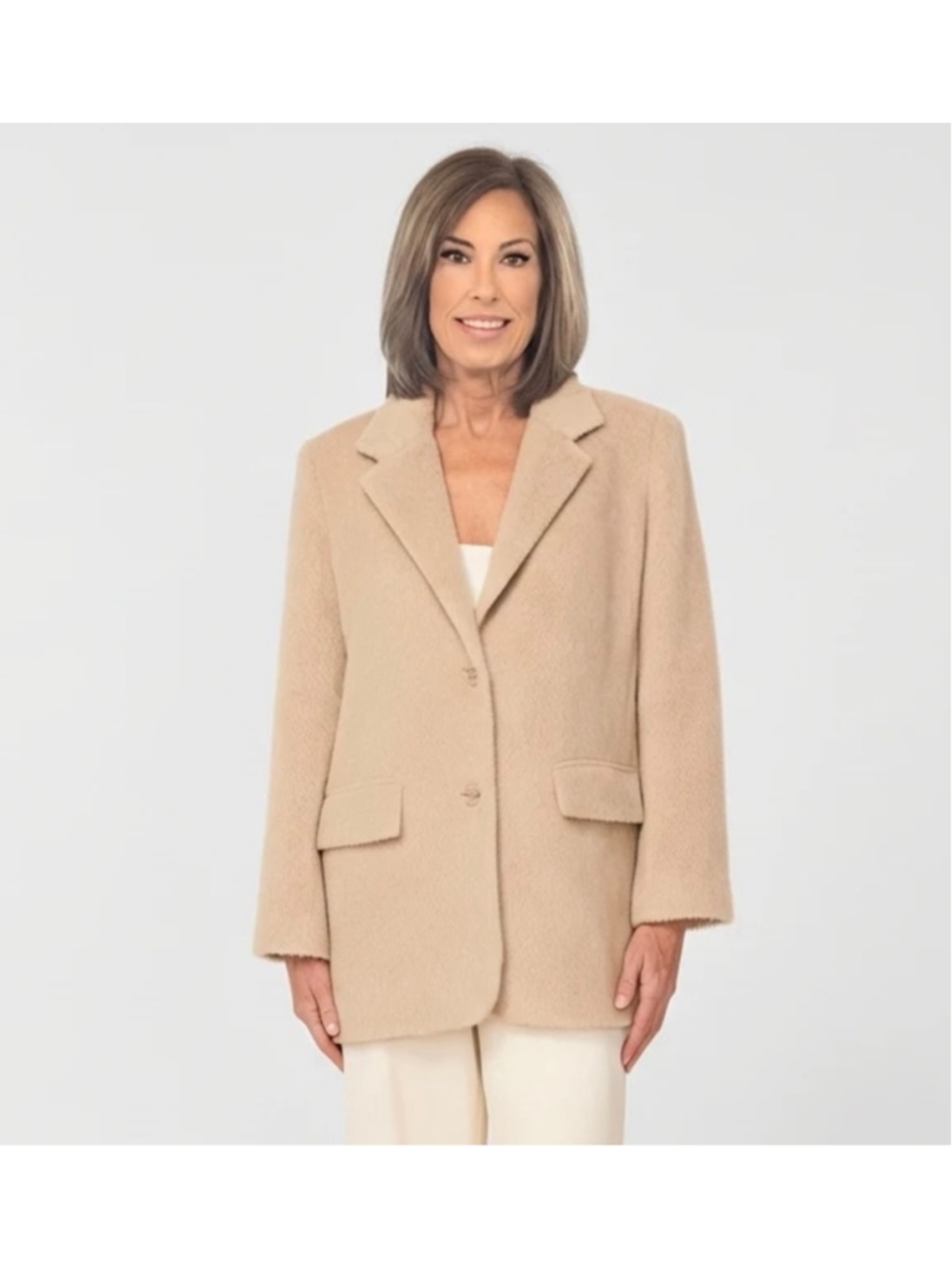 Solid and Striped The Warren Blazer Camel Size Medium NWT MSRP 698